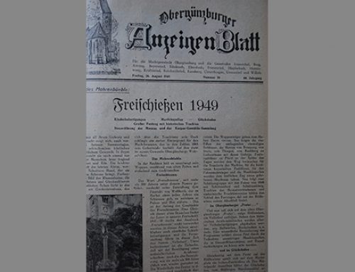 1948 hieß Freischießen noch „Obergünzburger Volksfest“ – Ab 1949 wurde das mittelalterliche Armbrustschießen wieder bewilligt